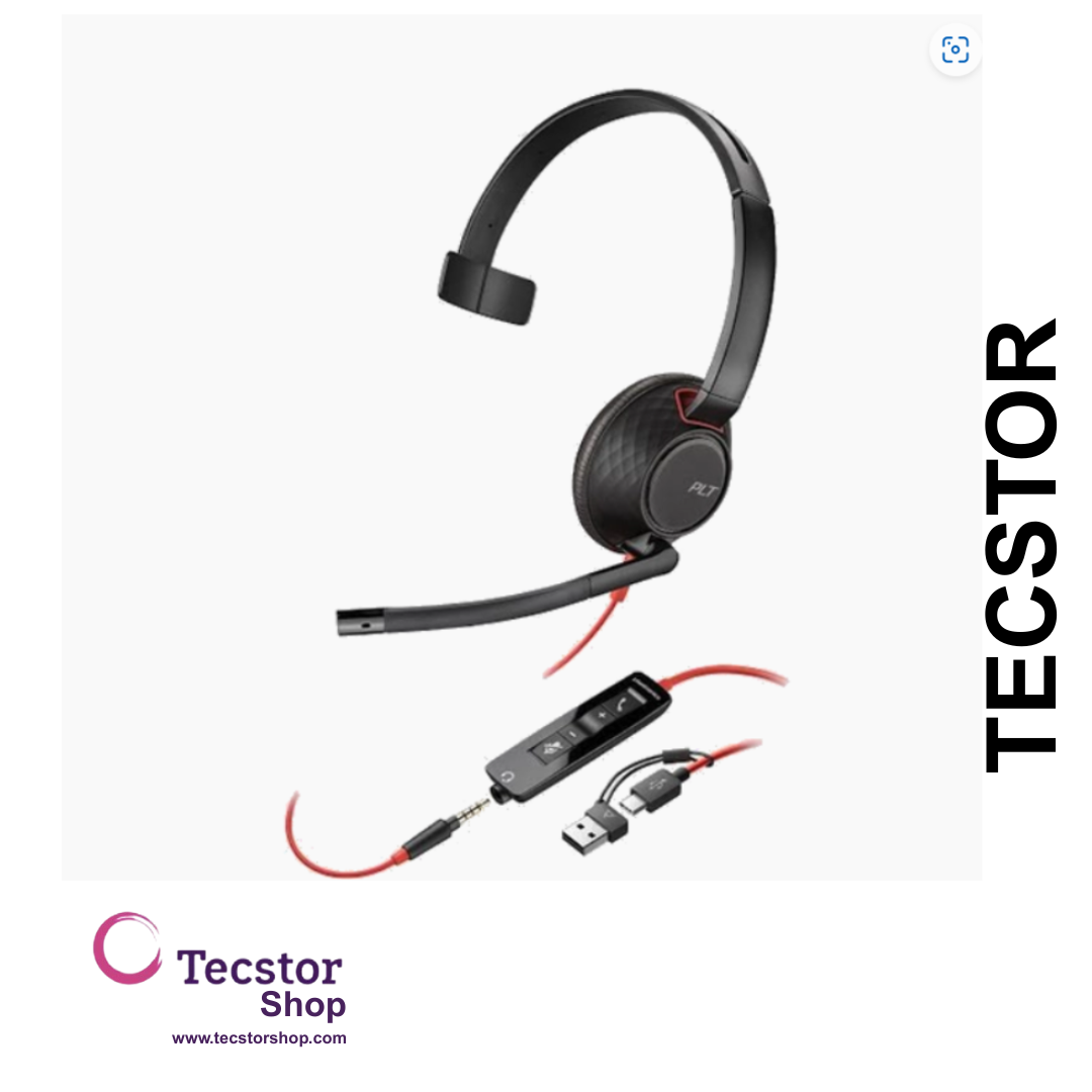 Poly Blackwire 5210 Monaural USB-A Headset (Bulk)