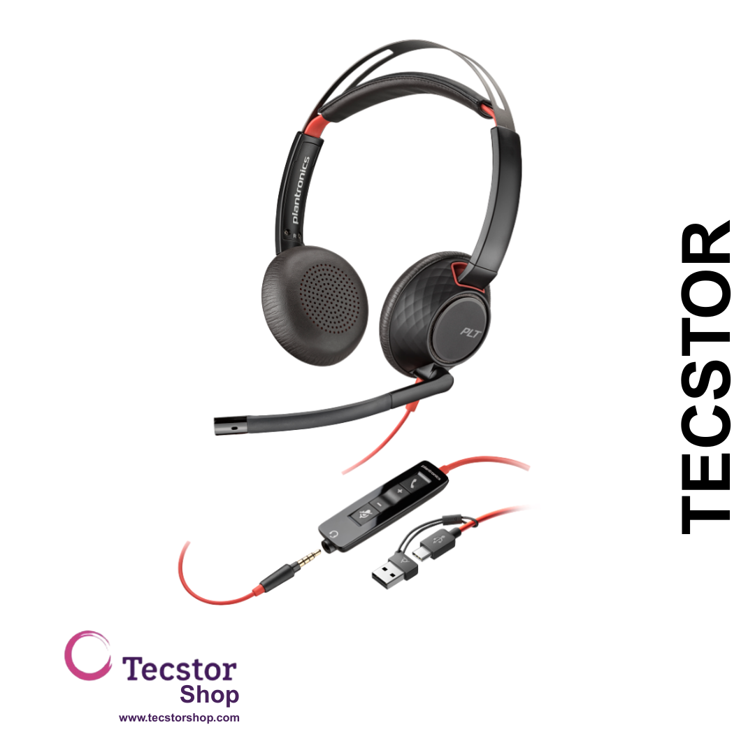Poly Blackwire 5220 Stereo USB-A Headset (Bulk)