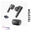 Poly Voyager Free 60 Earbuds Black + BT700 USB-C Adapter + Touchscreen Charge Case (Microsoft Version)