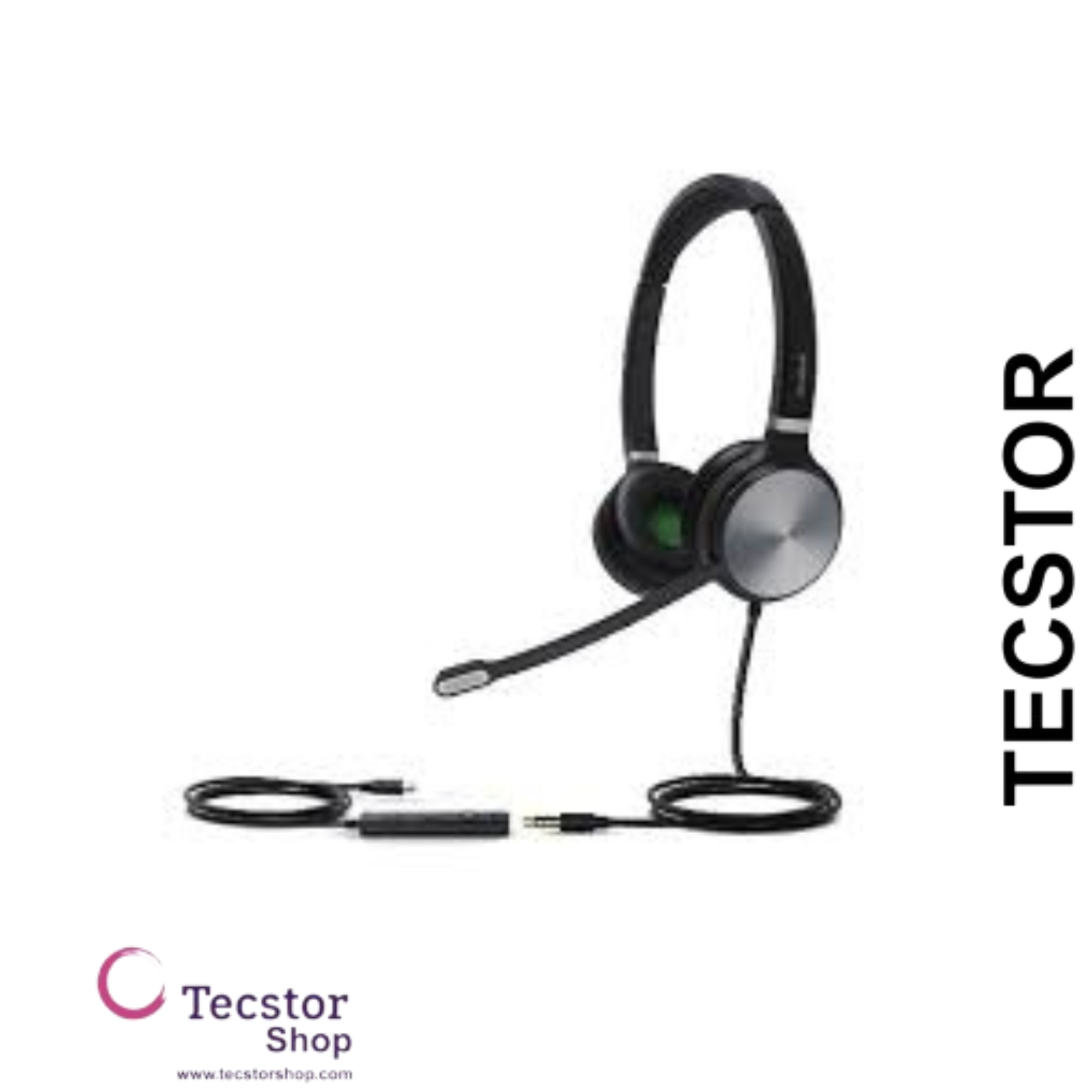 Yealink YHS36 Dual (Binaural) Headset with Quick Disconnect – For Yealink IP Phones