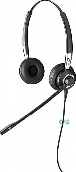 Jabra BIZ™ 2400 II STEREO Contact Centre Headset (Type: 82) Wideband E-STD, Noise-Cancelling, Wideband-Headset (QD) microphone boom: FreeSpin